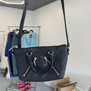 Rebecca Minkoff Black Leather Shoulder Bag